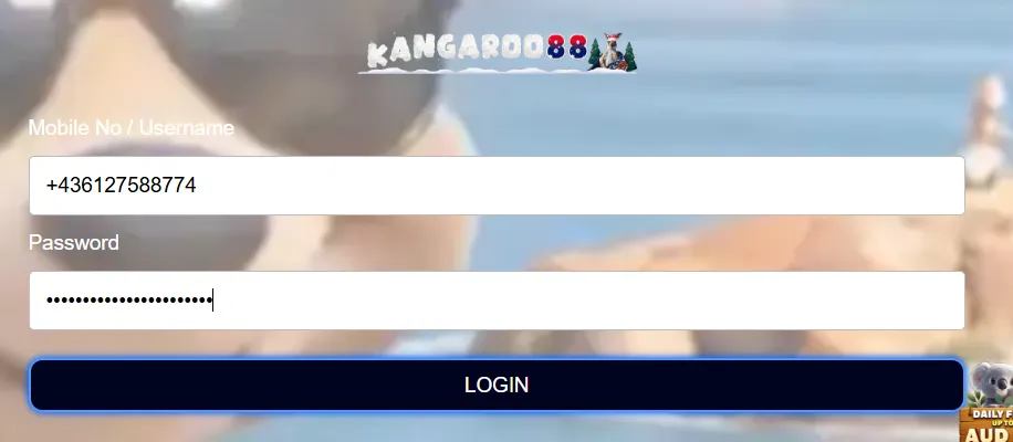 Kangaroo88 Casino Login